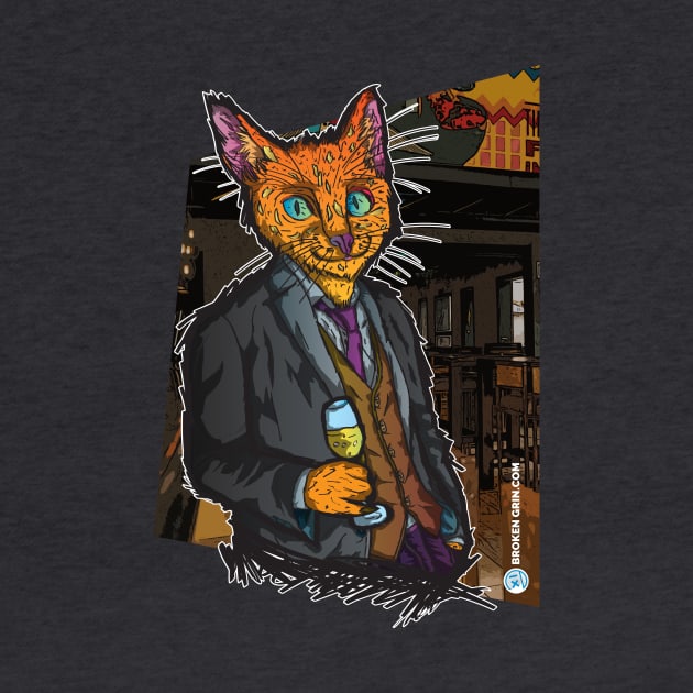 Cheers Grunge Cat by BrokenGrin